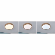 Selection Bathroom LED Deckenleuchte Tega  IP44  White Switch 1200lm 230V 22,5W  Holzoptik