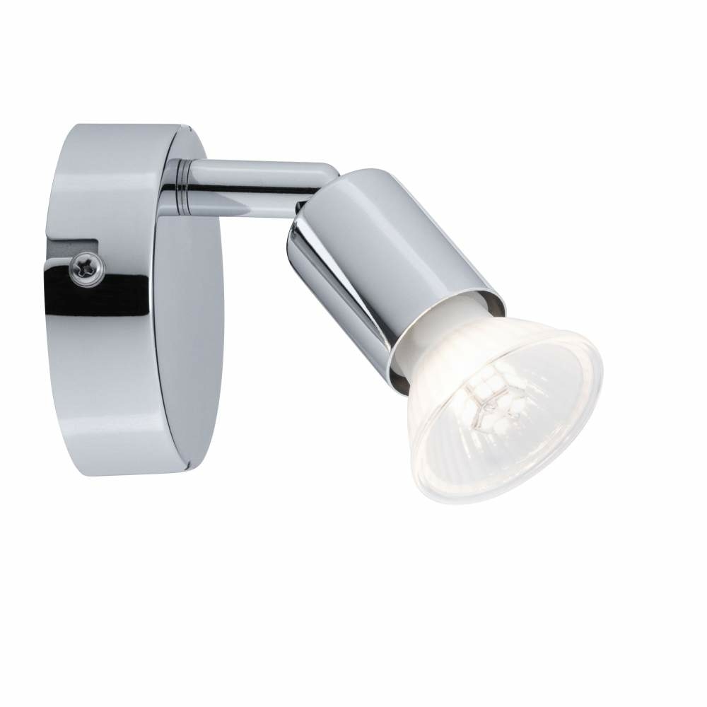 Paulmann max. 230V Carolina IP44 10W Lampen1a Spotlight GU10 Chrom 66749 dimmbar |