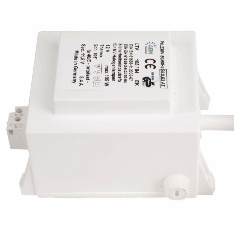 ABN ABN, Netzgerät (CV, AC) dimmbar, ABN Transformator, DIM, CV, 11,5V AC, 105 W, IP20, Mit Phasenanschn