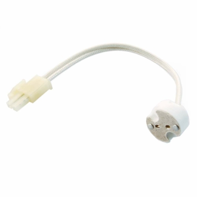 ABN Elektrisches Montagezubehör, AMP Stecker mit GU5,3 Fassung, Tiefe: 130 mm, 20.00 W