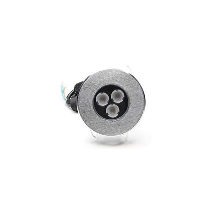 Deko-Light Bodeneinbauleuchte, Flat II 105 mm, 5,5 W, 3000 K, Silber, 220-240 V/AC, 50 / 60 Hz