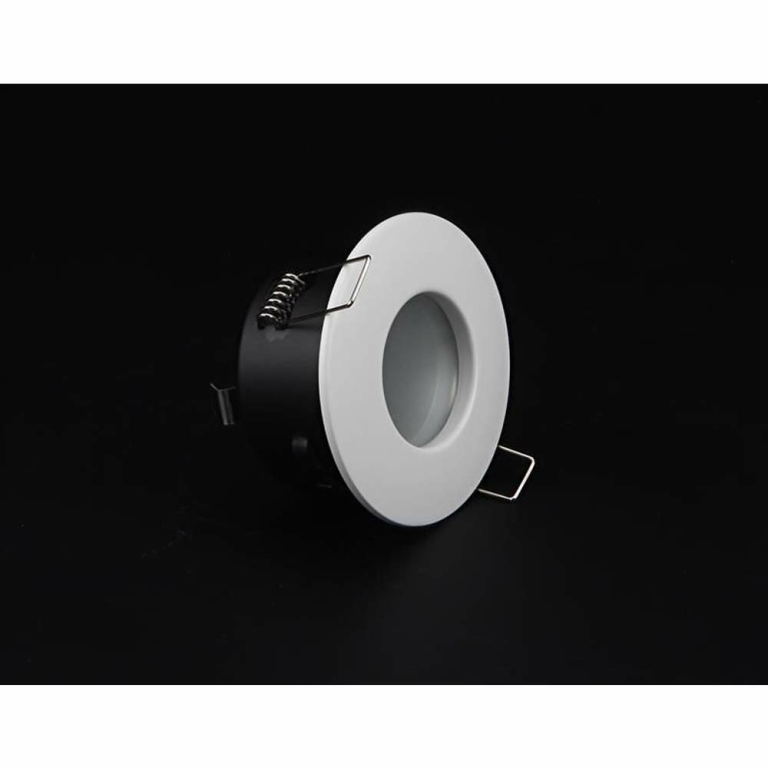 Deko-Light Deckeneinbauring, Damp Rund, 1x max 35 W MR16, Weiß, Spannungskonstant, 12 V/AC/DC