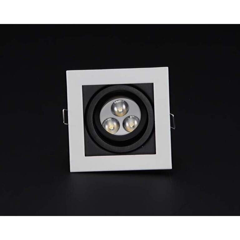 Deko-Light Deckeneinbauring, Algol I Eckig, 1x max.35 W MR16, Weiß, Spannungskonstant, 12 V/AC/DC