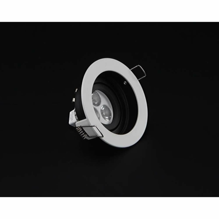Deko-Light Deckeneinbauring, Enif Rund, 1x max. 35 W MR16, Weiß, Spannungskonstant, 12 V/AC/DC
