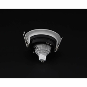 Deckeneinbauring, Enif Rund, 1x max. 35 W MR16, Weiß, Spannungskonstant, 12 V/AC/DC