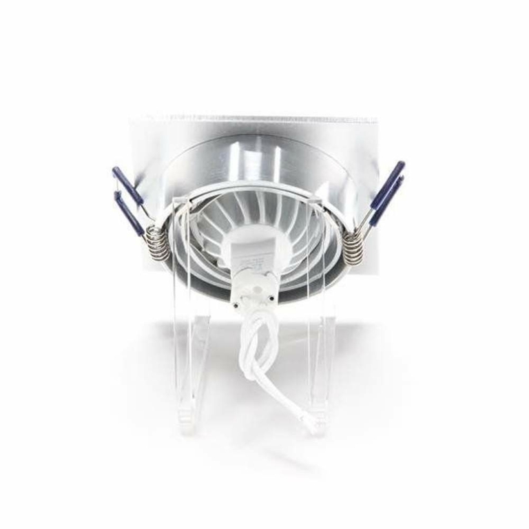 Deko-Light Deckeneinbauring, Modula I Eckig, Tilt, 1x max 35 W MR16, Silber, Spannungskonstant, 12 V/AC/DC