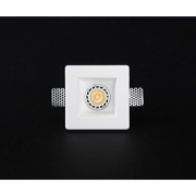 Deckeneinbauring, Gypsum Square, 1x max 50 W MR16, Weiß, Spannungskonstant, 12 V/AC/DC