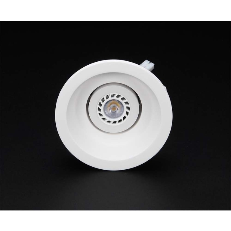 Deko-Light Deckeneinbauring, Rund Tilt, 1x max 50 W MR16, Weiß, Spannungskonstant, 12 V/AC/DC