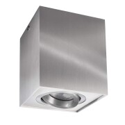 Deckenaufbauleuchte, Dato, 1x max. 50 W GU10, Silber, 220-240 V/AC, 50 / 60 Hz