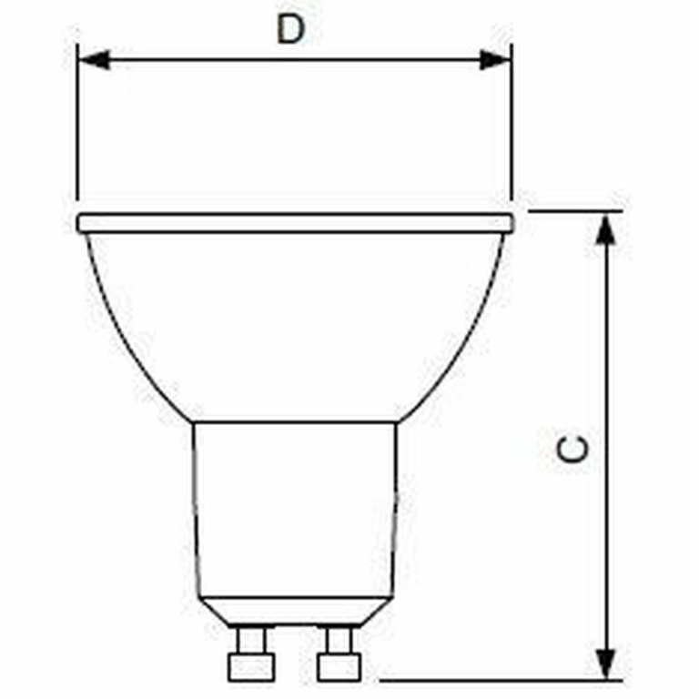 PHILIPS Philips, Leuchtmittel, MASTER VALUE DT LEDspot, GU10, 230 V/AC, 2000-2700 K, 36 Grad, 4.9 W