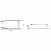 Deko-Light, Netzgerät (CV, AC) dimmbar, BASIC, DIM, CV, HALOGEN, Ultra 70, Mit Phasenanschnittsdimme