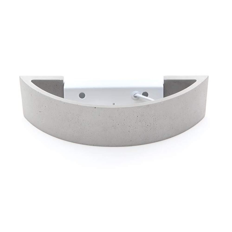 Deko-Light Wandaufbauleuchte, Sarin, 1x max. 25 W E14, Grau, 220-240 V/AC, 50 / 60 Hz