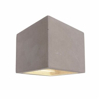 Deko-Light Wandaufbauleuchte, Cube, 1x max. 25 W G9, Grau, 220-240 V/AC, 50 / 60 Hz