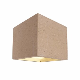 Deko-Light Wandaufbauleuchte, Cube, 1x max. 25 W G9, Beige, 220-240 V/AC, 50 / 60 Hz