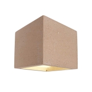 Wandaufbauleuchte, Cube, 1x max. 25 W G9, Beige, 220-240 V/AC, 50 / 60 Hz