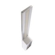 Wandaufbauleuchte, Parala 425 mm, 5,5 W, 3000 K, Silber, 100-240 V/AC, 50 / 60 Hz