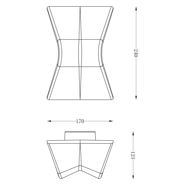 Deko-Light Wandaufbauleuchte, FLY II, 4 W, DIM, 3000 K, Weiß, 220-240 V/AC, 50 / 60 Hz