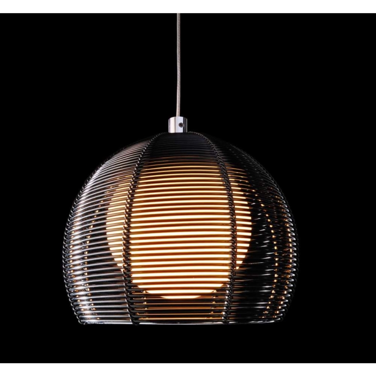 Deko-Light Pendelleuchte, Filo Ball 160 mm, 1x max. 40 W G9, Schwarz, 220-240 V/AC, 50 / 60 Hz