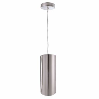 Deko-Light Pendelleuchte, Barrel, 1x max. 40 W E27, Silber, 220-240 V/AC, 50 / 60 Hz