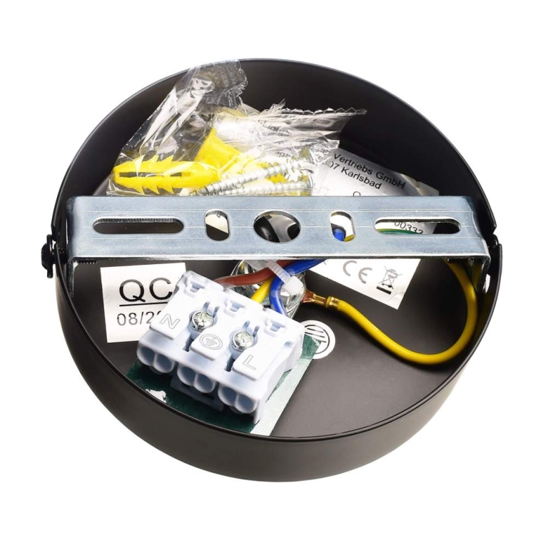 Deko-Light Pendelleuchte, Barrel, 1x max. 40 W E27, Schwarz, 220-240 V/AC, 50 / 60 Hz