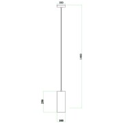Pendelleuchte, Barrel, 1x max. 40 W E27, Schwarz, 220-240 V/AC, 50 / 60 Hz