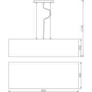 Pendelleuchte, Capella II, 4x max. 60 W E27, Silber, 220-240 V/AC, 50 / 60 Hz