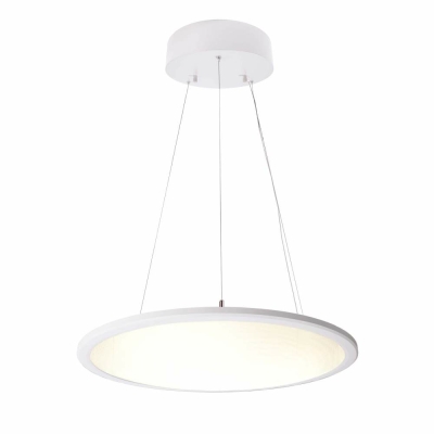 Deko-Light Pendelleuchte, LED Panel transparent Rund 580 mm, 53 W, DIM, 3000 K, Weiß, 220-240 V/AC, 50 / 60 Hz