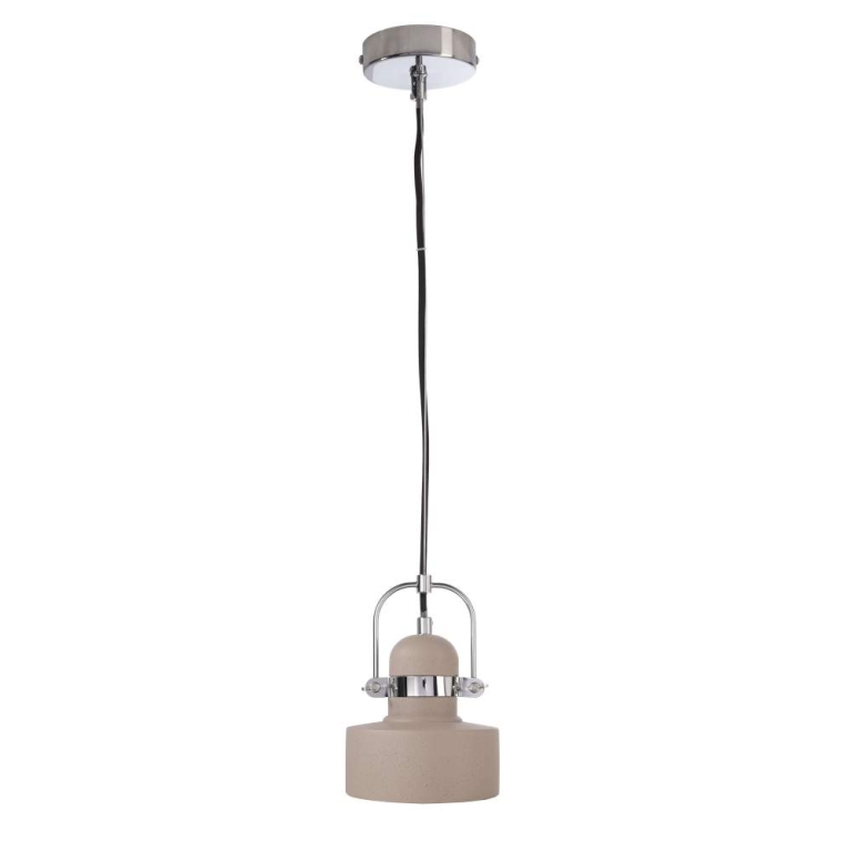 Deko-Light Pendelleuchte, Pavonis, 1x max. 25 W E27, Grau, 220-240 V/AC, 50 / 60 Hz