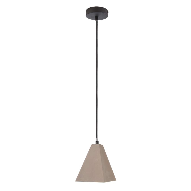 Deko-Light Pendelleuchte, Puppis, 1x max. 25 W E27, Grau, 220-240 V/AC, 50 / 60 Hz
