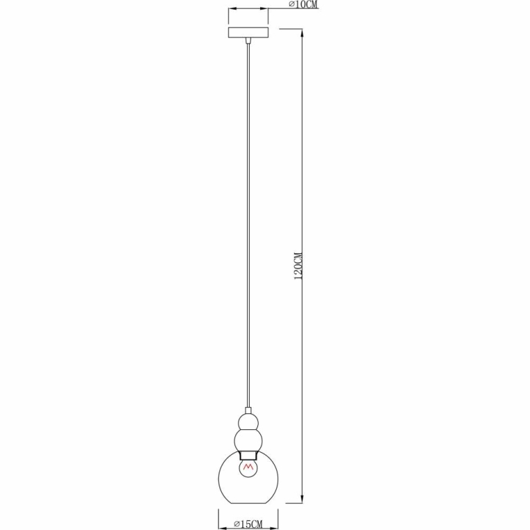 Deko-Light Pendelleuchte, Diphda 150 mm, 1x max. 60 W E27, Kupfer, 220-240 V/AC, 50 / 60 Hz