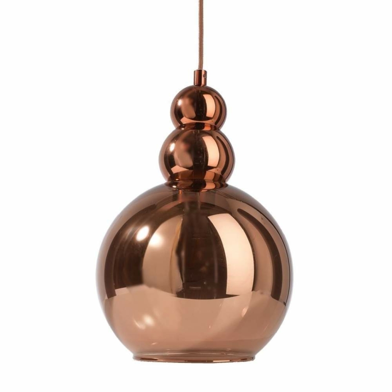 Deko-Light Pendelleuchte, Diphda 150 mm, 1x max. 60 W E27, Kupfer, 220-240 V/AC, 50 / 60 Hz
