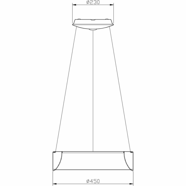 Deko-Light Pendelleuchte, Sculptoris 450 mm, 27 W, DIM, 4000 K, Weiß, 220-240 V/AC, 50 / 60 Hz