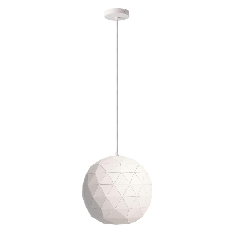 Deko-Light Pendelleuchte, Asterope Rund 400 mm, 1x max. 40 W E27, Weiß, 220-240 V/AC, 50 / 60 Hz