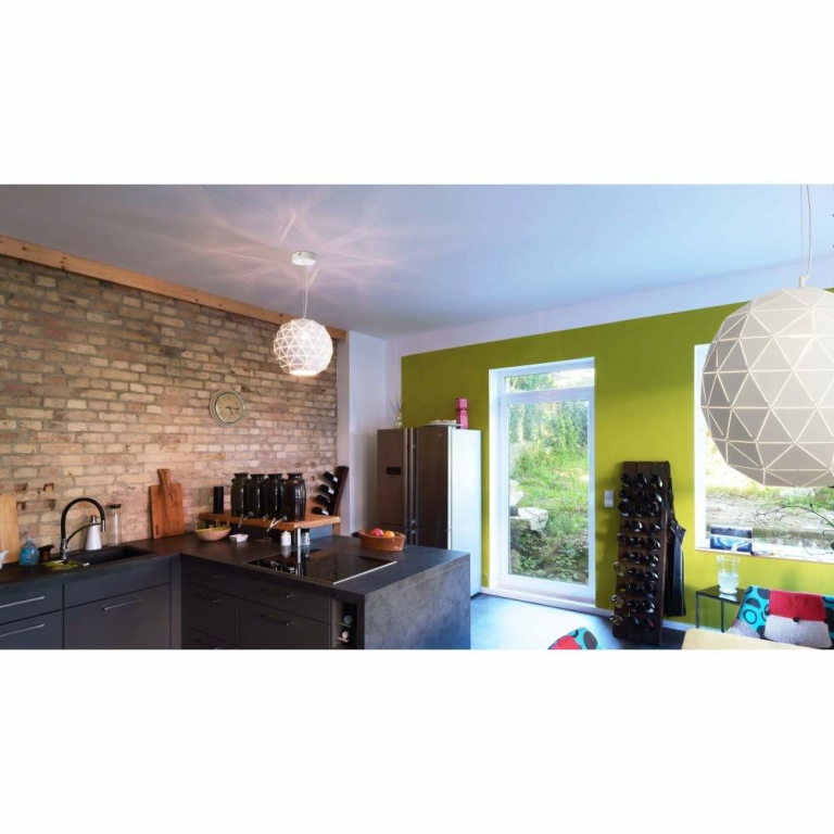 Deko-Light Pendelleuchte, Asterope Rund 400 mm, 1x max. 40 W E27, Weiß, 220-240 V/AC, 50 / 60 Hz