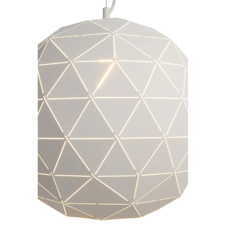 Deko-Light Pendelleuchte, Asterope Rund 400 mm, 1x max. 40 W E27, Weiß, 220-240 V/AC, 50 / 60 Hz