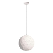 Pendelleuchte, Asterope Rund 400 mm, 1x max. 40 W E27, Weiß, 220-240 V/AC, 50 / 60 Hz