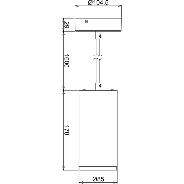 Deko-Light Pendelleuchte, Lucea, 20 W, 3000/4000 K, Weiß, 220-240 V/AC, 50 / 60 Hz