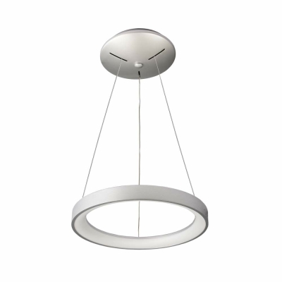 Deko-Light Pendelleuchte, Merope 400 mm, 30 W, DIM, 3000/4000 K, Silber, 220-240 V/AC, 50 / 60 Hz