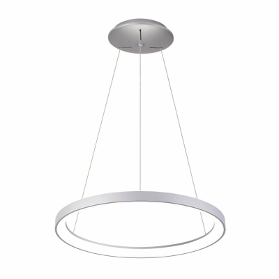 Deko-Light Pendelleuchte, Merope 600 mm, 42 W, DIM, 3000/4000 K, Silber, 220-240 V/AC, 50 / 60 Hz