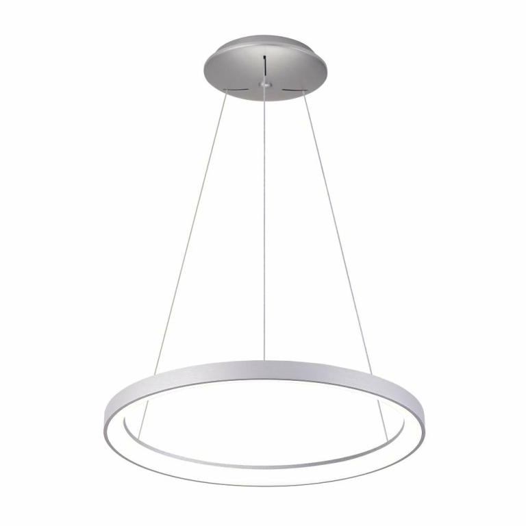 Deko-Light Pendelleuchte, Merope 800 mm, 60 W, DIM, 3000/4000 K, Silber, 220-240 V/AC, 50 / 60 Hz