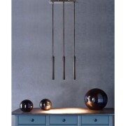 Pendelleuchte, Slim, 15 W, 3000 K, Schwarz, 200-240 V/AC, 50 / 60 Hz