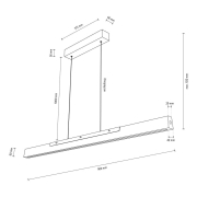 Pendelleuchte, Madera, 13 W, DIM, 3000 K, Eiche natur, 220-240 V/AC, 50 / 60 Hz
