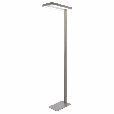 Deko-Light Stehleuchte, Office Two Up and Down, 80 W, DIM, 4000 K, Silber, 200-240 V/AC, 50 / 60 Hz