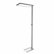 Stehleuchte, Office One Up and Down, 80 W, Touch DIM, 3000 K, Silber, 220-240 V/AC, 50 / 60 Hz