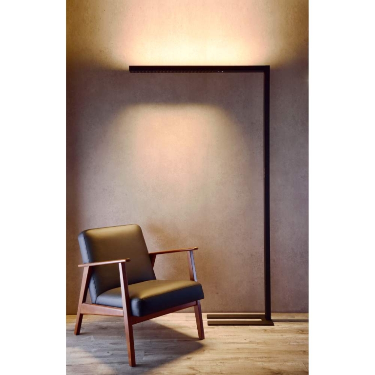 Deko-Light Stehleuchte, Office Three Motion CCT Up and Down, 80 W, Touch DIM, 3000-5700 K, Grau, 200-240 V/AC,