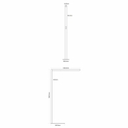 Stehleuchte, Office Three Motion CCT Up and Down, 80 W, Touch DIM, 3000-5700 K, Grau, 200-240 V/AC,