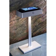 Akkuleuchte, Algieba, 2,2 W, DIM, 3000 K, Grau, Spannungskonstant, 3.7 V/DC