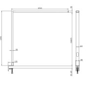 Tischleuchte, Office Three Standard, Motion, 80 W, DIM, 4000 K, weiß, 220-240 V/AC, 50 / 60 Hz