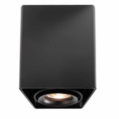 Deko-Light Deckenaufbauleuchte, Mona I, 1x max. 50 W GU10, Schwarz, 220-240 V/AC, 50 / 60 Hz