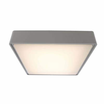 Deko-Light Deckenaufbauleuchte, Quadrata II 296x296 mm, 16 W, 3000 K, Grau, 220-240 V/AC, 50 / 60 Hz